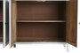 DKD Home Decor Vitrina Mango y Cristal Blanco 200x45x230