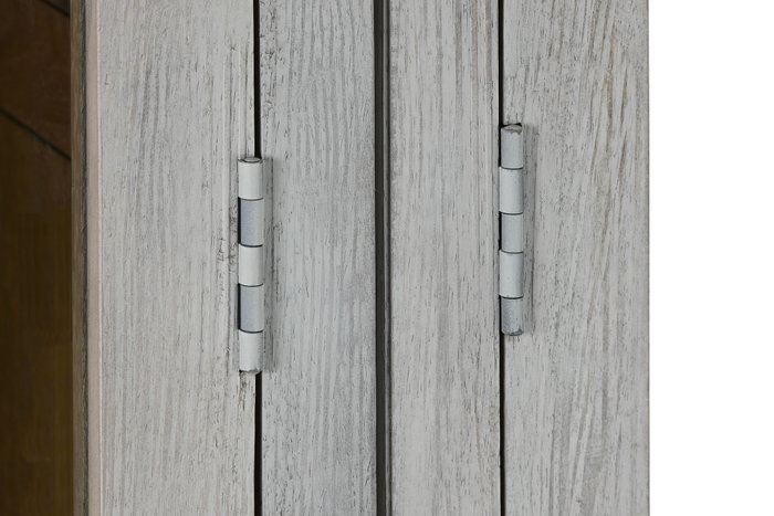 DKD Home Decor Vitrina Mango y Cristal Blanco 200x45x230
