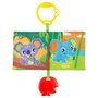 Playgro Libro de Actividades para Bebé en Cochecito Multilingüe 0189056 con Mordedor y Clip