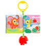 Playgro Libro de Actividades para Bebé en Cochecito Multilingüe 0189056 con Mordedor y Clip