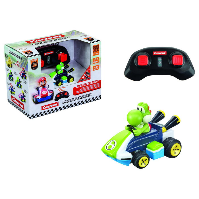 CARRERA Coche radio control Yoshi Mario Kart 1:50