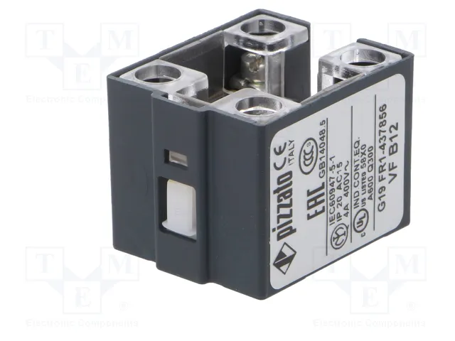 PIZZATO ELETTRICA Bloque de contacto NO x2 VF B12