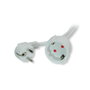 VALUE Cable de extensión con toma de tierra 19.99.1176, 3 m, Blanco