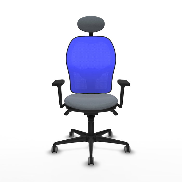 PIQUERAS Y CRESPO Silla de oficina Jorquera Gris y Azul PIQUERAS Y CRESPO Silla de oficina Jorquera Gris y Azul
