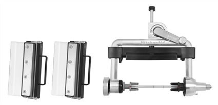 Kitchenaid 5KSMSCA Cortador de Verduras en Láminas Accesorio para Robots de Cocina con 2 Cuchillas de Acero Inoxidable