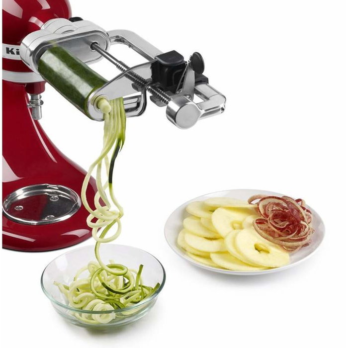 KitchenAid 5KSMSCA Cortador de Verduras en Láminas Plata