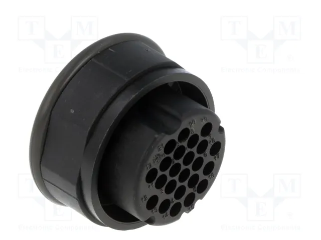 HARTING UIC558 Conector redondo hembra de 22 pines