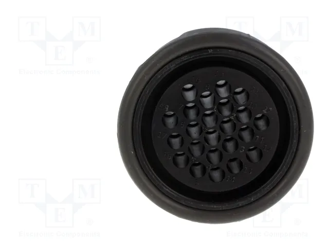 HARTING UIC558 Conector redondo hembra de 22 pines
