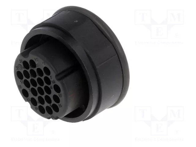 HARTING UIC558 Conector redondo hembra de 22 pines