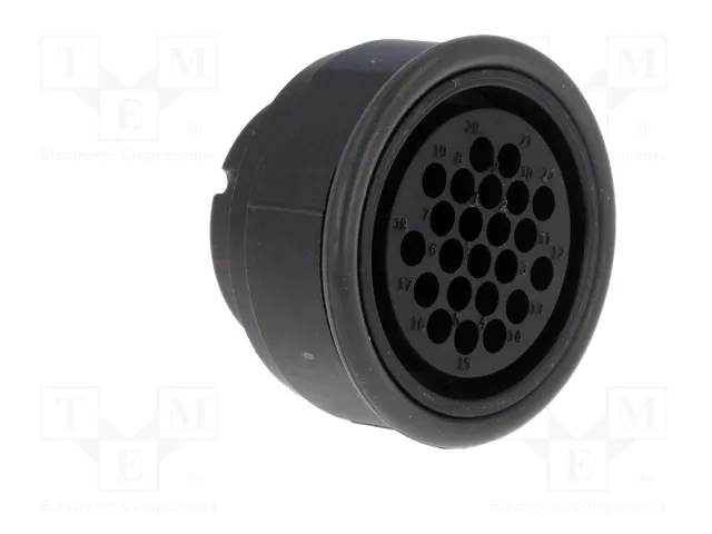 HARTING UIC558 Conector redondo hembra de 22 pines