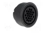 HARTING UIC558 Conector redondo hembra de 22 pines