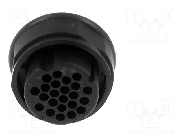 HARTING UIC558 Conector redondo hembra de 22 pines