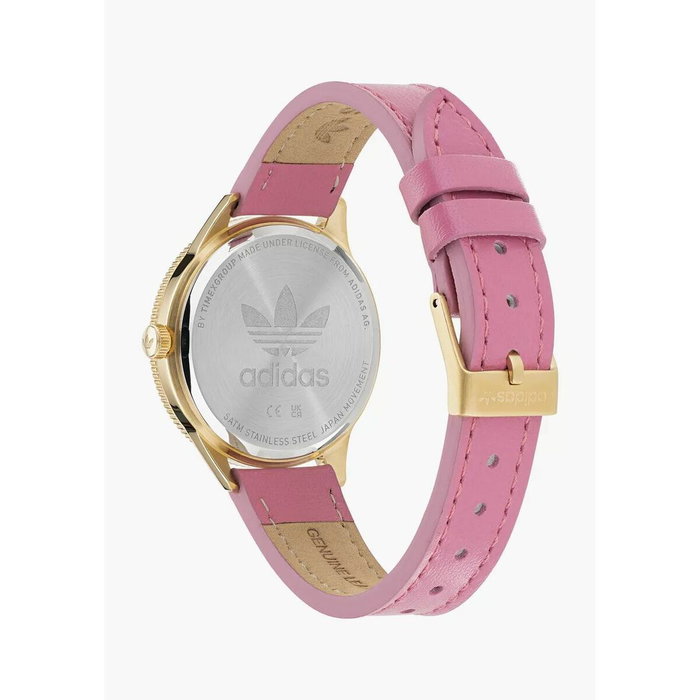 Adidas AOFH22509 con caja dorada y correa rosa