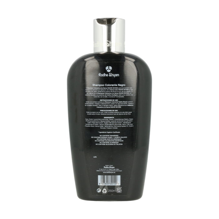 Radhe Shyam Champú Henna Negro 250 ml