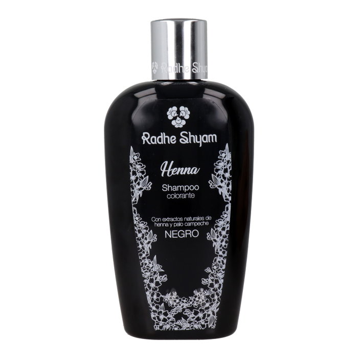 RADHE SHYAM Champú Henna Color Negro 250 ml