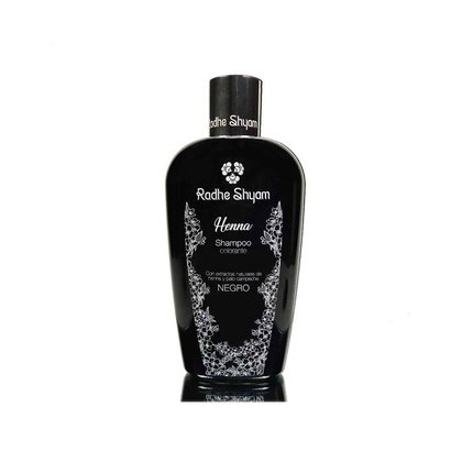 Radhe Shyam Champú Henna Color Negro 250 ml