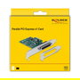 DeLOCK 90412 Tarjeta PCI Express PCIe a Paralelo IEEE1284 de Perfil Bajo, 1 Puerto, 0.0015 Gbit/s, Compatible con Windows 10/8.1/7