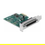 DeLOCK 90412 Tarjeta PCI Express PCIe a Paralelo IEEE1284 de Perfil Bajo, 1 Puerto, 0.0015 Gbit/s, Compatible con Windows 10/8.1/7