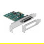 DeLOCK 90412 Tarjeta PCI Express PCIe a Paralelo IEEE1284 de Perfil Bajo, 1 Puerto, 0.0015 Gbit/s, Compatible con Windows 10/8.1/7