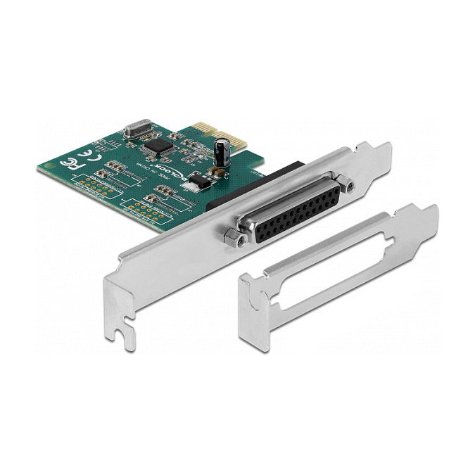 DeLOCK 90412 Tarjeta PCIe a 1 x Puerto Paralelo IEEE1284 de Perfil Bajo