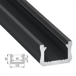 Perfil de aluminio Tipo X 2,02M