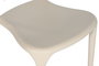 DKD Home Decor Silla Urbana Apilable Beige 51 x 76.5 x 50 cm - Tratamiento UV, Asiento 46 cm