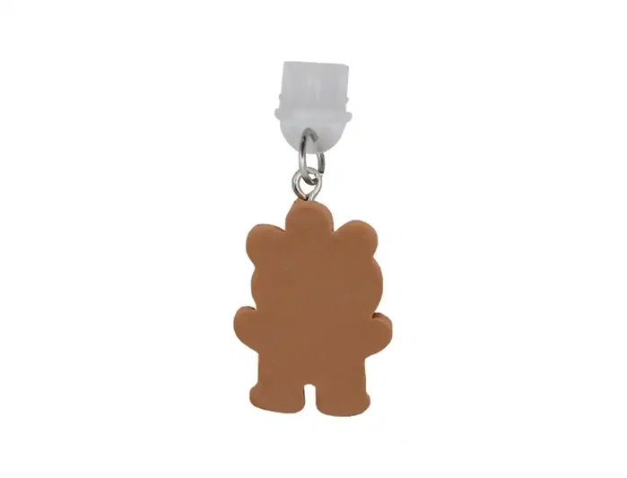 Wondee Colgante charm para movil funny type c carrot bear