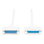 Digitus Cable alargador D-Sub25 Serial/Paralelo 2 m Beige