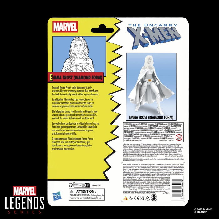 The Uncanny X-Men Marvel Legends Figura Emma Frost (Diamond Form) 15 cm