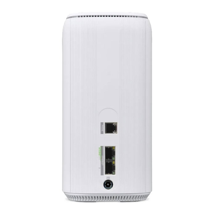 Acer Connect X6E - Router 5G Wi-Fi 6E Tribanda Portátil con 2 Puertos LAN, Conectividad NanoSIM, Procesador Qualcomm SDX62, Color Blanco, Modelo de Enrutador CPE para Plug EU