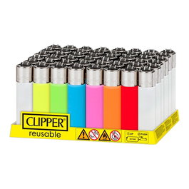 Clipper Encendedor CP11R Colores Surtidos Pack de 48 Unidades