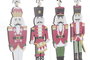 DKD Home Decor Decoración Colgante Cascanueces MDF (Surtido de 4)