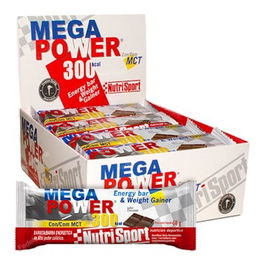 Megapower Barritas Chocolate 12Uds. Complemento Energético y Nutritivo para el Ejercicio