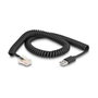 DeLOCK Cable en espiral de RJ50 a USB 2.0 Tipo-A 2 m