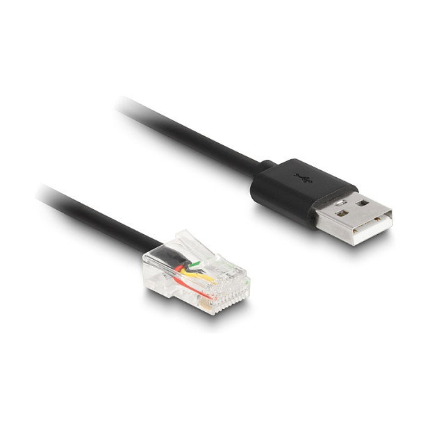 DeLOCK Cable en espiral de RJ50 a USB 2.0 Tipo-A 2 m DeLOCK Cable en espiral de RJ50 a USB 2.0 Tipo-A 2 m