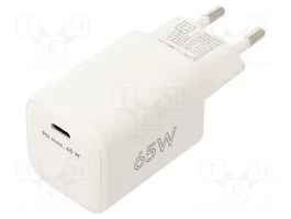 GOOBAY Cargador de red USB C Power Delivery 65W GaN