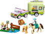 LEGO Friends Remolque para Caballo y Potrillo con 2 Minipersonajes y Animales con 279 piezas