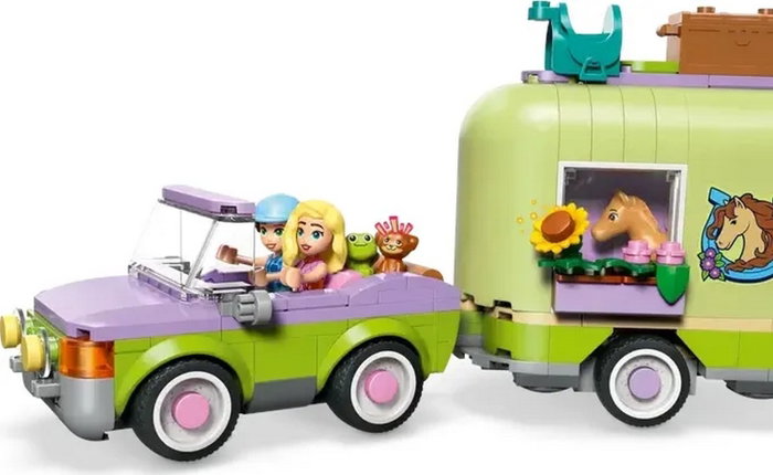 LEGO Friends Remolque para Caballo y Potrillo con 2 Minipersonajes y Animales con 279 piezas LEGO Friends Remolque para Caballo y Potrillo con 2 Minipersonajes y Animales con 279 piezas
