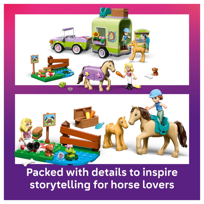 LEGO Friends Remolque para Caballo y Potrillo