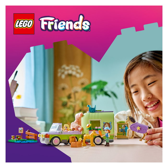 LEGO Friends Remolque para Caballo y Potrillo