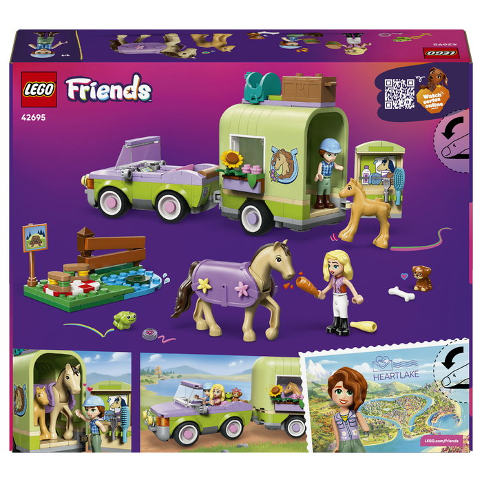 LEGO Friends Remolque para Caballo y Potrillo