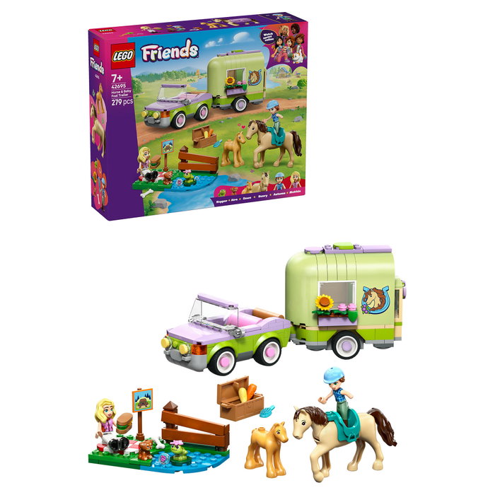 LEGO Friends Remolque para Caballo y Potrillo
