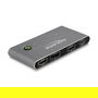 DeLOCK Conmutador KVM USB-C a HDMI y DisplayPort 8K MST con USB 2.0 y 3.2, Resolución 7680 x 4320, 144 Hz, Plug and Play, Color Antracita