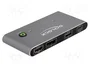 DeLOCK KVM Switch USB-C a HDMI y DisplayPort 8K MST 11485