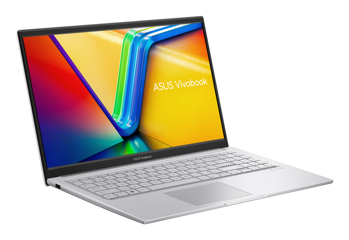 ASUS Vivobook 15 X1504VA-BQ575W - Portátil 15.6" Full HD, Intel Core i5 120U, 16GB RAM, 512GB SSD, Windows 11 Home, Color Plata Fría, Teclado QWERTY Español