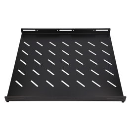 Extralink Balda Fija 1U 600mm Negro para 19 pulgadas, 602 x 472mm, Profundidad 800mm Metal