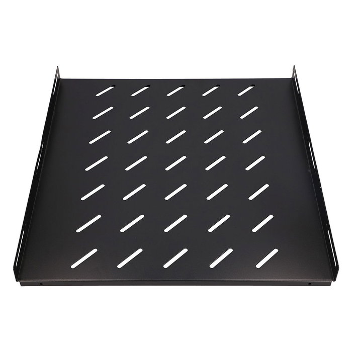 Extralink Estantería Fija 1U 600mm Negro para Rack de 19 pulgadas y 800mm de profundidad