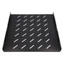 Extralink Estantería Fija 1U 600mm Negro para Rack de 19 pulgadas y 800mm de profundidad