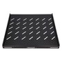 Extralink Estantería Fija 1U 600mm para Armarios de 800mm de Profundidad, Negro