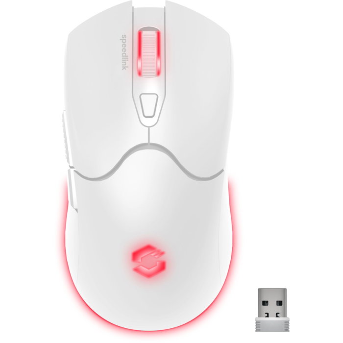 Speedlink VELOX SL-680102-WT Ratón Gaming Inalámbrico RGB 4800 DPI Blanco Speedlink VELOX SL-680102-WT Ratón Gaming Inalámbrico RGB 4800 DPI Blanco